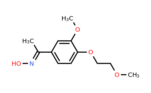 CAS 1017041-37-0 | N-{1-[3-methoxy-4-(2-methoxyethoxy)phenyl]ethylidene}hydroxylamine