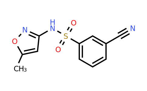 CAS 1017045-61-2 | 3-Cyano-N-(5-methyl-1,2-oxazol-3-yl)benzene-1-sulfonamide