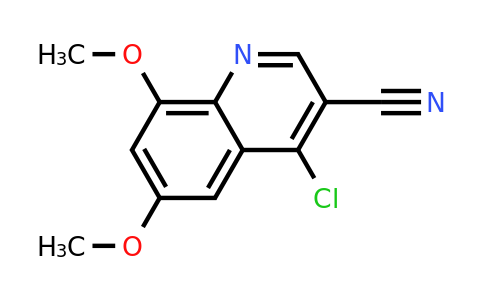 CAS 1017049-01-2 | 4-Chloro-6,8-dimethoxyquinoline-3-carbonitrile