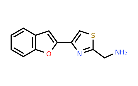 CAS 1017156-27-2 | [4-(1-benzofuran-2-yl)-1,3-thiazol-2-yl]methanamine