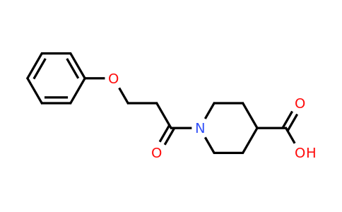 CAS 1017163-16-4 | 1-(3-Phenoxypropanoyl)piperidine-4-carboxylic acid