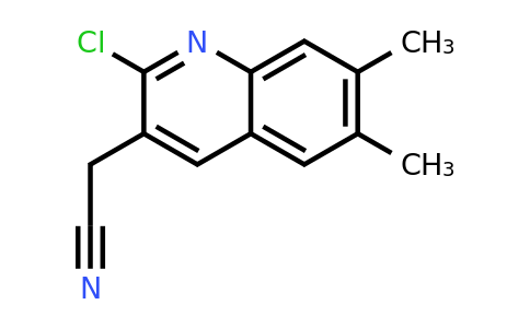 CAS 1017191-76-2 | 2-(2-Chloro-6,7-dimethylquinolin-3-yl)acetonitrile