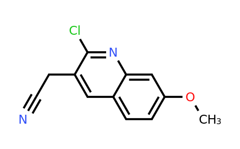 CAS 1017191-85-3 | 2-(2-Chloro-7-methoxyquinolin-3-yl)acetonitrile
