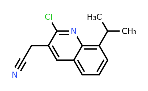 CAS 1017191-94-4 | 2-(2-Chloro-8-isopropylquinolin-3-yl)acetonitrile