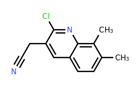 CAS 1017192-01-6 | 2-(2-Chloro-7,8-dimethylquinolin-3-yl)acetonitrile