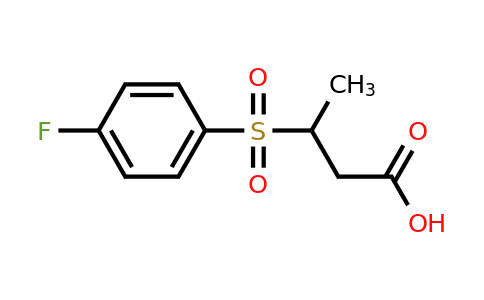 CAS 1017197-73-7 | 3-(4-Fluorobenzenesulfonyl)butanoic acid