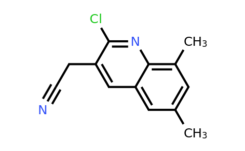 CAS 1017329-66-6 | 2-(2-Chloro-6,8-dimethylquinolin-3-yl)acetonitrile