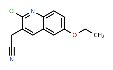 CAS 1017329-78-0 | 2-(2-Chloro-6-ethoxyquinolin-3-yl)acetonitrile