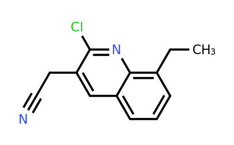 CAS 1017329-86-0 | 2-(2-Chloro-8-ethylquinolin-3-yl)acetonitrile