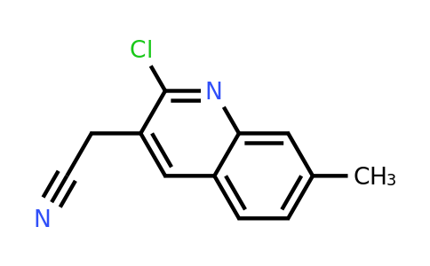 CAS 1017355-83-7 | 2-(2-Chloro-7-methylquinolin-3-yl)acetonitrile