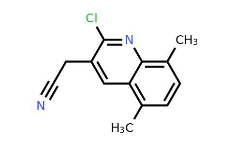 CAS 1017355-86-0 | 2-(2-Chloro-5,8-dimethylquinolin-3-yl)acetonitrile