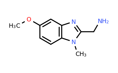 CAS 1017357-82-2 | (5-methoxy-1-methyl-1H-1,3-benzodiazol-2-yl)methanamine