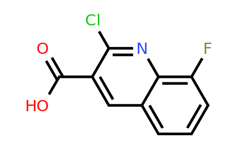 2-Chloro-8-fluoroquinoline-3-carboxylic acid