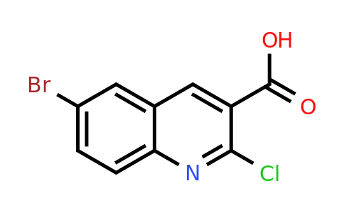 CAS 1017379-01-9 | 6-Bromo-2-chloroquinoline-3-carboxylic acid