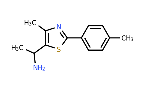 CAS 1017379-98-4 | 1-[4-Methyl-2-(4-methylphenyl)-1,3-thiazol-5-yl]ethan-1-amine