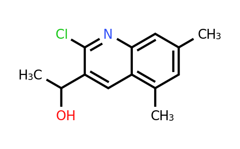 CAS 1017402-93-5 | 1-(2-Chloro-5,7-dimethylquinolin-3-yl)ethanol