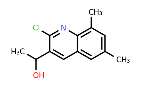 CAS 1017402-97-9 | 1-(2-Chloro-6,8-dimethylquinolin-3-yl)ethanol