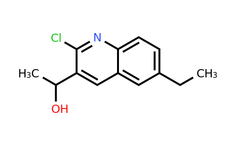 CAS 1017403-12-1 | 1-(2-Chloro-6-ethylquinolin-3-yl)ethanol