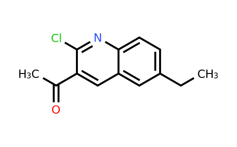 CAS 1017403-43-8 | 1-(2-Chloro-6-ethylquinolin-3-yl)ethanone