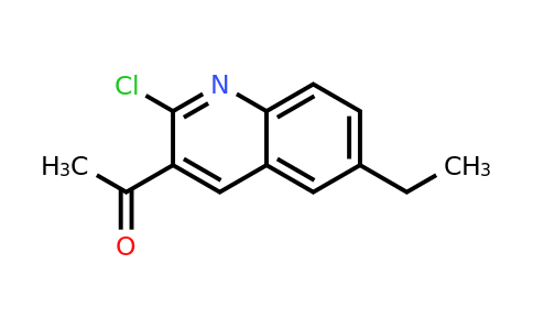 1-(2-Chloro-6-ethylquinolin-3-yl)ethanone