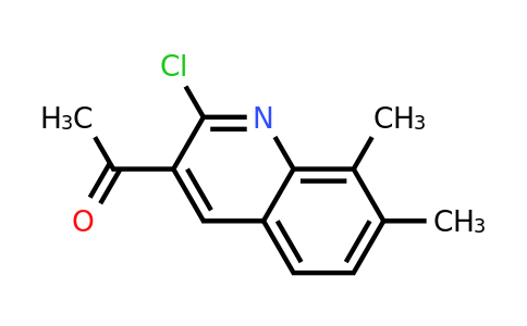 CAS 1017403-51-8 | 1-(2-Chloro-7,8-dimethylquinolin-3-yl)ethanone