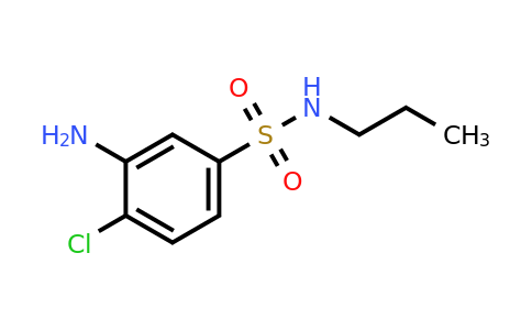 CAS 1017409-30-1 | 3-Amino-4-chloro-N-propylbenzenesulfonamide
