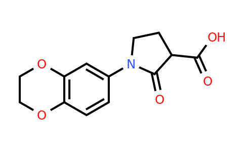 CAS 1017417-35-4 | 1-(2,3-Dihydro-1,4-benzodioxin-6-yl)-2-oxopyrrolidine-3-carboxylic acid