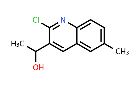 CAS 1017428-51-1 | 1-(2-Chloro-6-methylquinolin-3-yl)ethanol