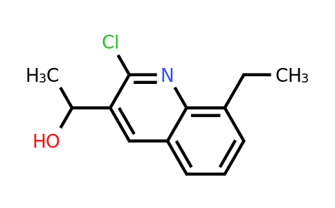 CAS 1017428-71-5 | 1-(2-Chloro-8-ethylquinolin-3-yl)ethanol