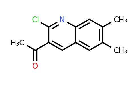 CAS 1017428-98-6 | 1-(2-Chloro-6,7-dimethylquinolin-3-yl)ethanone
