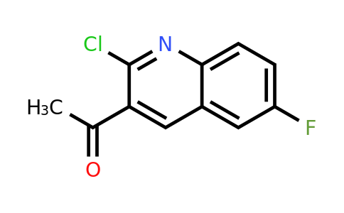 CAS 1017429-01-4 | 1-(2-Chloro-6-fluoroquinolin-3-yl)ethanone