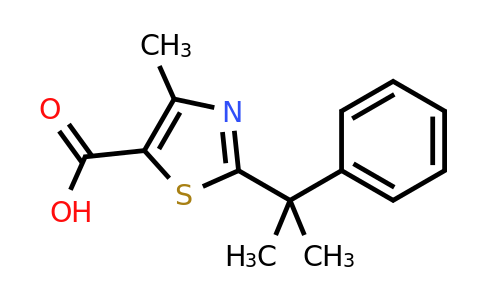 CAS 1017449-27-2 | 4-methyl-2-(2-phenylpropan-2-yl)-1,3-thiazole-5-carboxylic acid