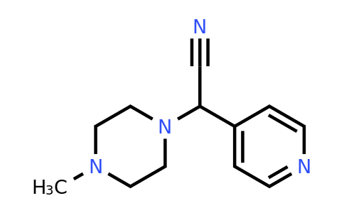 CAS 1017450-53-1 | 2-(4-Methylpiperazin-1-YL)-2-(pyridin-4-YL)acetonitrile