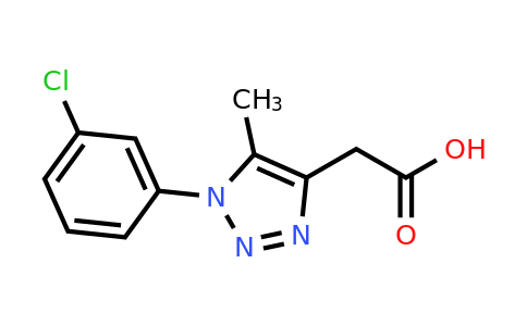 CAS 1017457-61-2 | 2-[1-(3-Chlorophenyl)-5-methyl-1H-1,2,3-triazol-4-yl]acetic acid