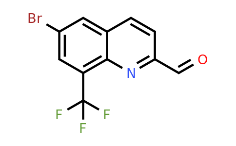 CAS 1017463-97-6 | 6-Bromo-8-(trifluoromethyl)quinoline-2-carbaldehyde