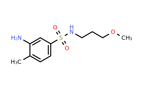 CAS 1017465-34-7 | 3-Amino-N-(3-methoxypropyl)-4-methylbenzenesulfonamide