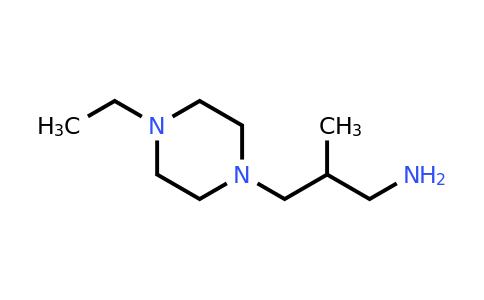 CAS 1017465-49-4 | 3-(4-Ethylpiperazin-1-yl)-2-methylpropan-1-amine