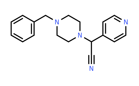CAS 1017485-51-6 | 2-(4-Benzylpiperazin-1-YL)-2-(pyridin-4-YL)acetonitrile