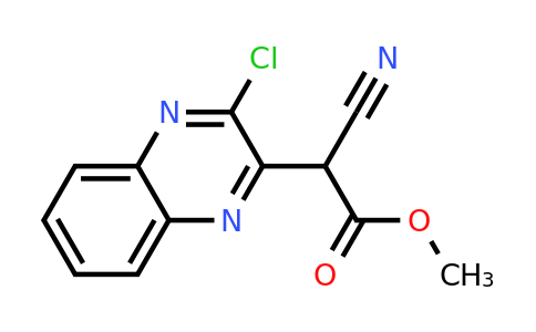 CAS 10176-23-5 | methyl 2-(3-chloroquinoxalin-2-yl)-2-cyanoacetate