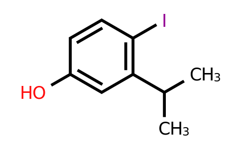 CAS 1017608-20-6 | 4-Iodo-3-isopropylphenol