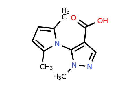 CAS 1017666-40-8 | 5-(2,5-Dimethyl-1H-pyrrol-1-yl)-1-methyl-1H-pyrazole-4-carboxylic acid