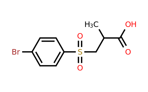 CAS 1017674-08-6 | 3-(4-bromobenzenesulfonyl)-2-methylpropanoic acid