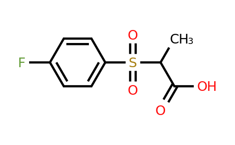 CAS 1017675-07-8 | 2-(4-Fluorobenzenesulfonyl)propanoic acid