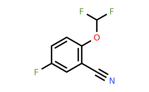 CAS 1017778-48-1 | 2-(Difluoromethoxy)-5-fluorobenzonitrile