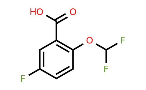 CAS 1017779-44-0 | 2-(Difluoromethoxy)-5-fluorobenzoic acid