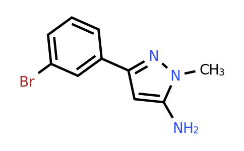CAS 1017781-27-9 | 5-(3-Bromo-phenyl)-2-methyl-2H-pyrazol-3-ylamine