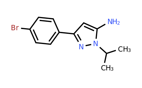 CAS 1017781-30-4 | 5-(4-Bromo-phenyl)-2-isopropyl-2H-pyrazol-3-ylamine