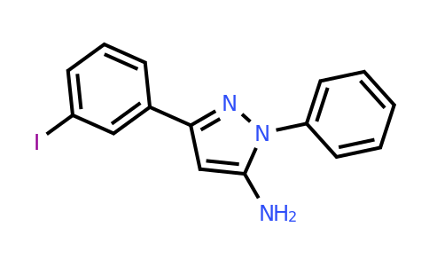 CAS 1017781-35-9 | 5-(3-Iodo-phenyl)-2-phenyl-2H-pyrazol-3-ylamine