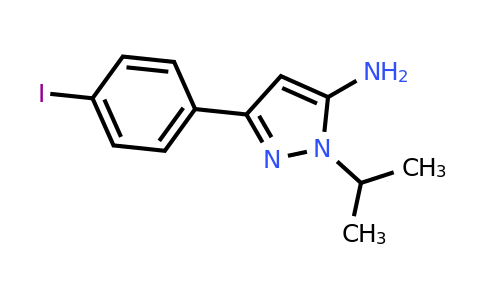 CAS 1017781-38-2 | 5-(4-Iodo-phenyl)-2-isopropyl-2H-pyrazol-3-ylamine