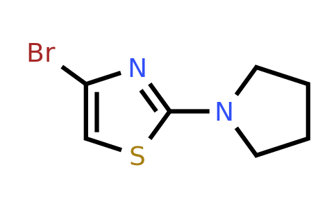CAS 1017781-56-4 | 4-Bromo-2-(pyrrolidin-1-YL)thiazole